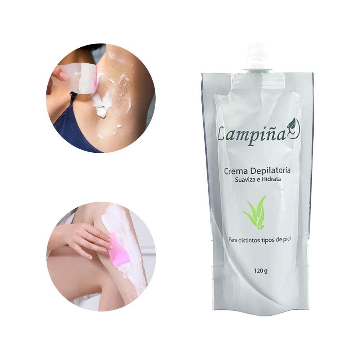 WOKALI - Crema Depiladora Lampiña y Crema Exfoliante De Fresa Wokali