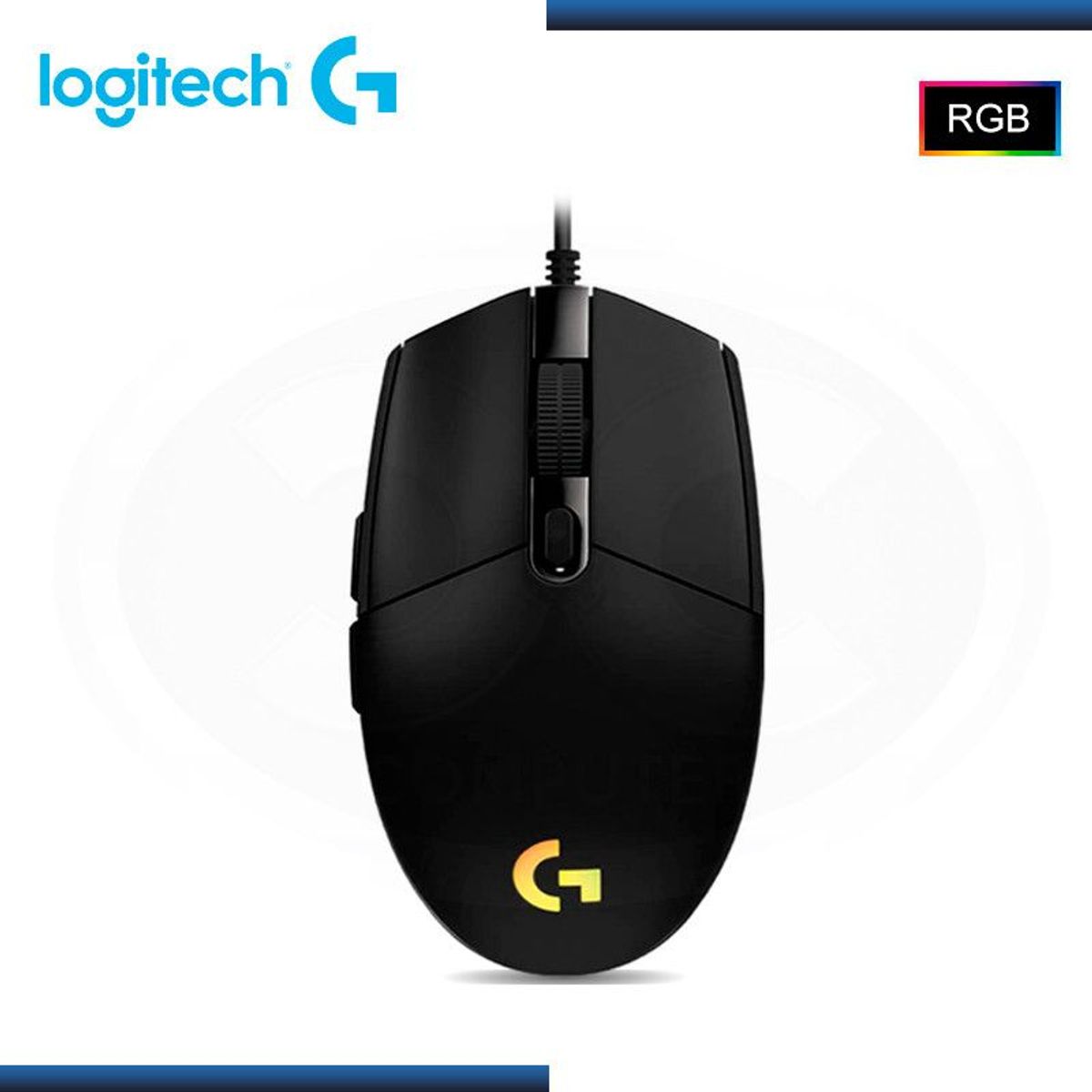 LOGITECH - MOUSE LOGITECH G203 LIGHTSYNC OPTICAL 8000 DPI RGB BLACK