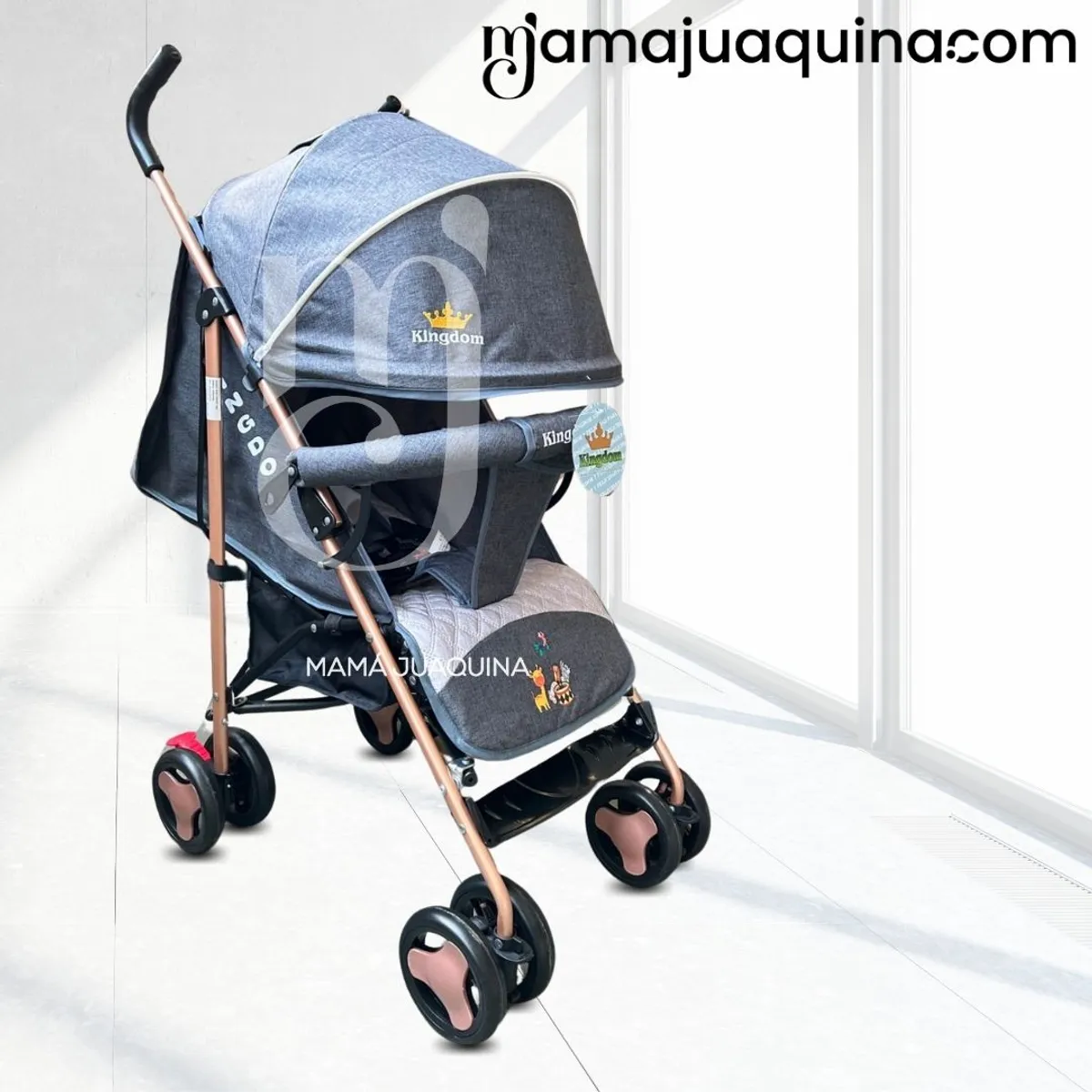 KINGDOM - Coche Bastón Deportivo «ZAFARI GOLD» Edición Limitada Gray