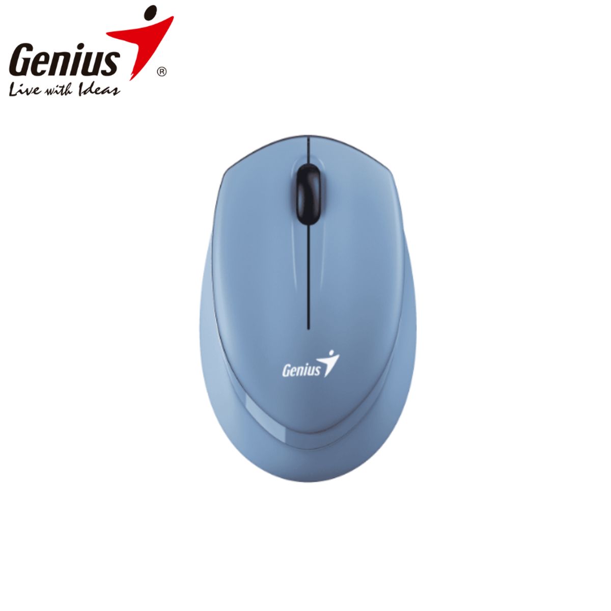 GENIUS - Mouse Inalámbrico Genius Nx-7009 Wireless Blue Grey