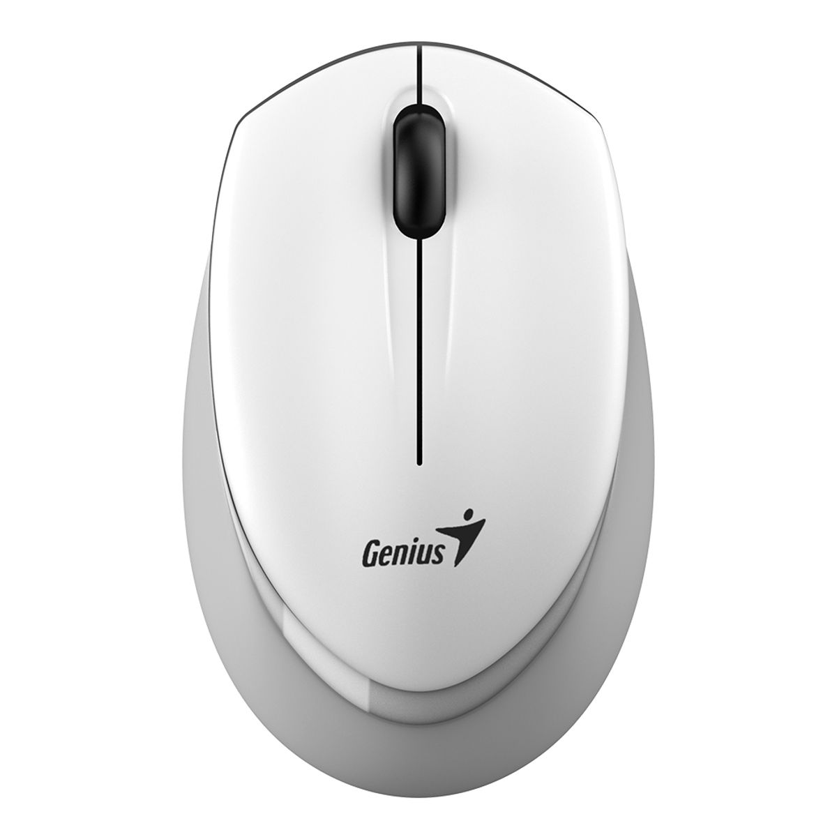 GENIUS - Mouse inalámbrico Genius Nx-7009 Wireless White Grey