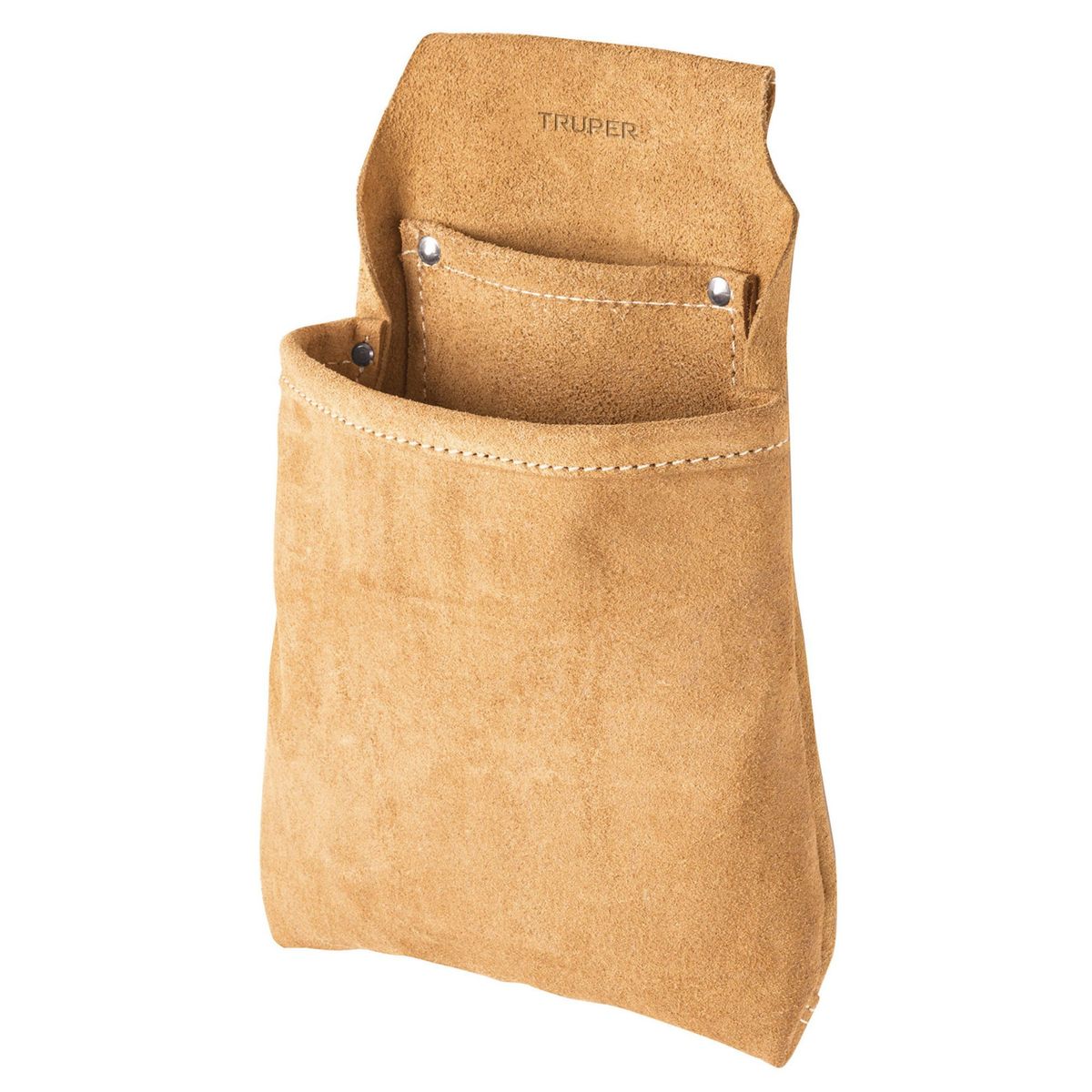 TRUPER - Porta herramienta de cuero porta clavos para cinturón Truper