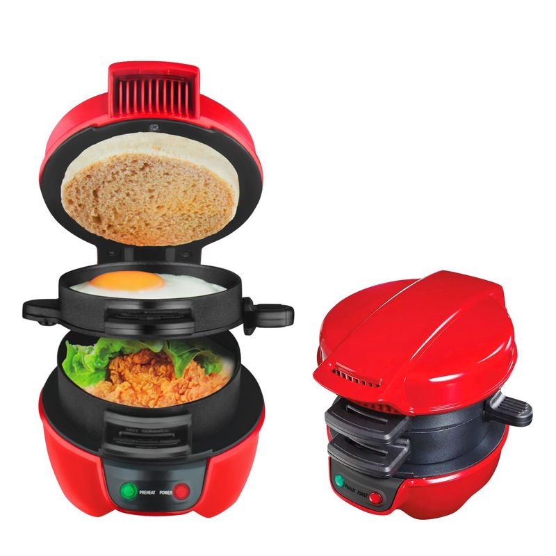 BUYPAL - Maquina de Hamburguesas Electrica Multifuncional