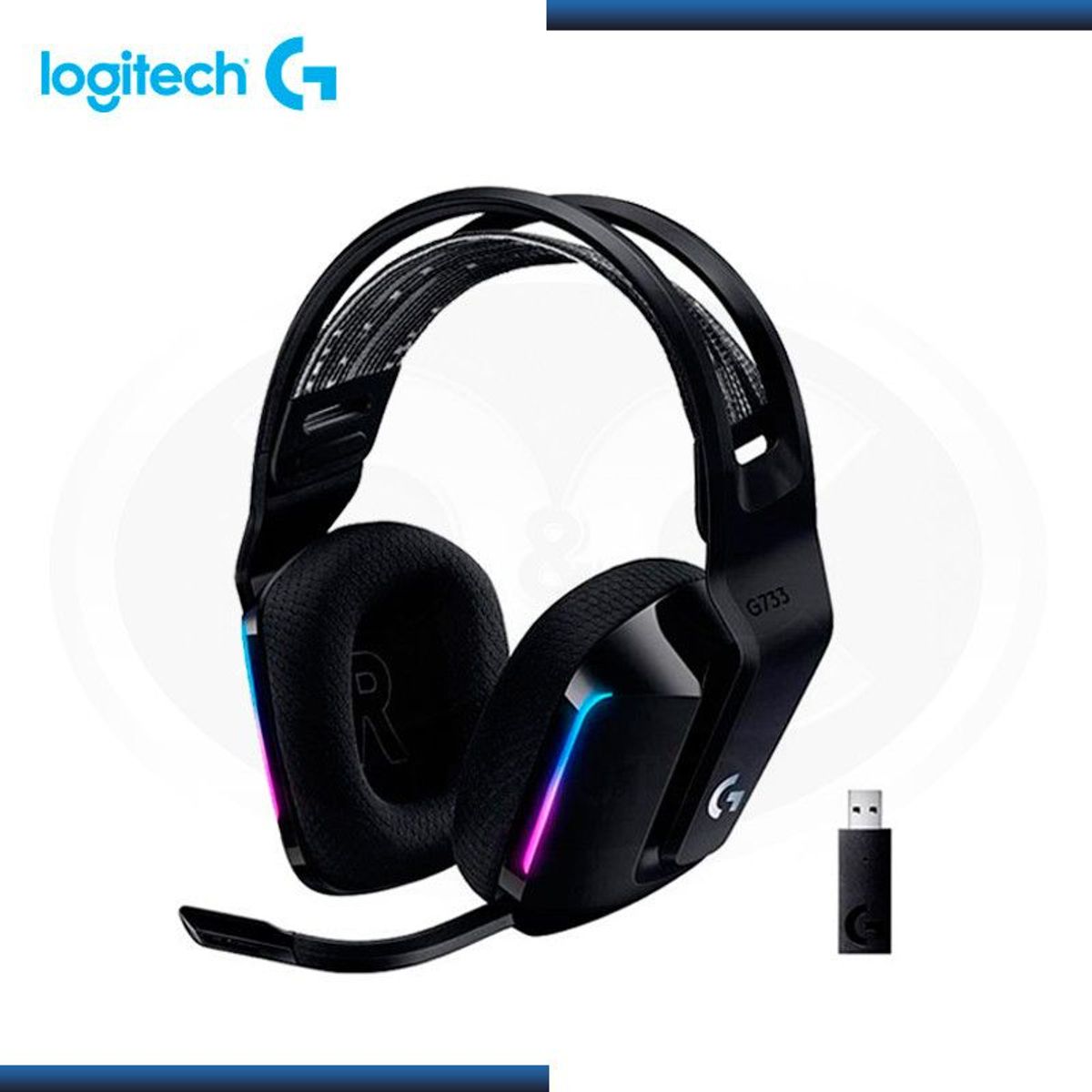 LOGITECH - AUDIFONO CMICROF LOGITECH G733 LIGHTSPEED BLACK 981