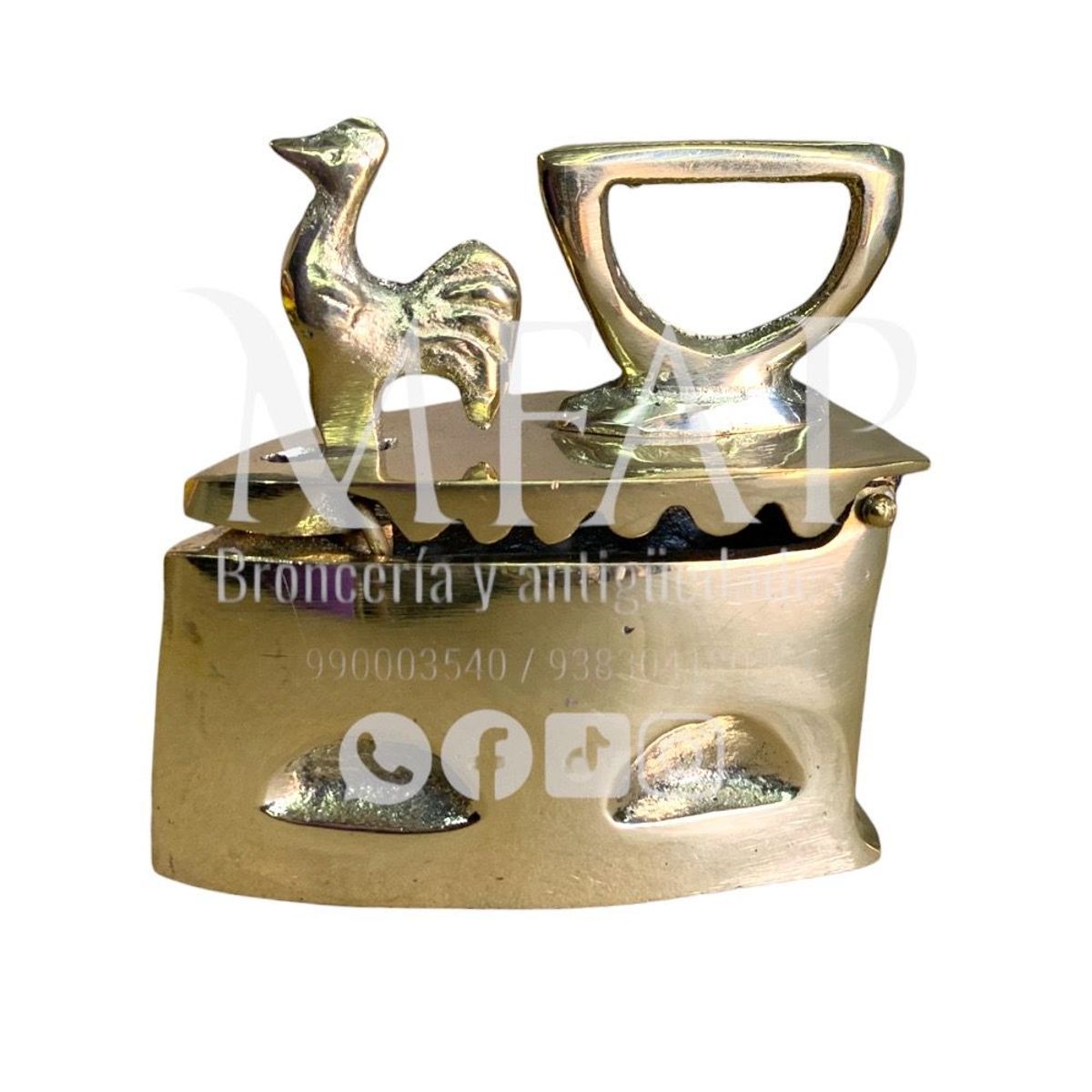 MFAP BRONCERIA Y ANTIGUEDADES - Plancha de bronce - mediana