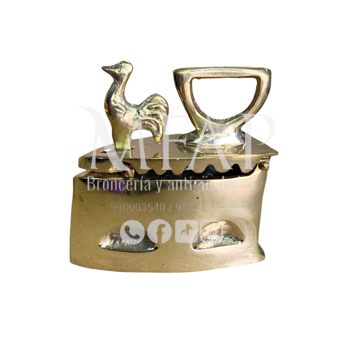 MFAP BRONCERIA Y ANTIGUEDADES - Plancha de bronce - mediana