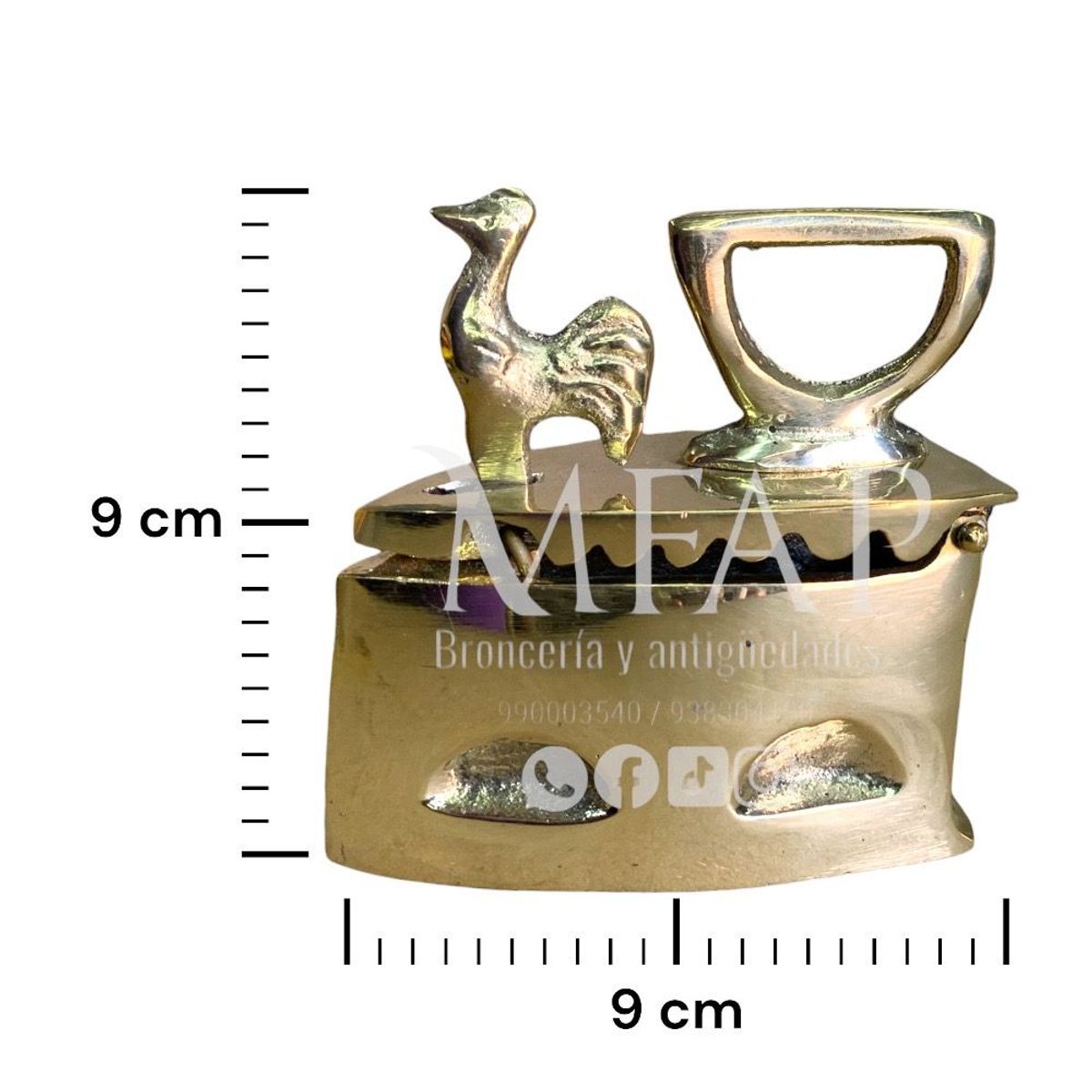 MFAP BRONCERIA Y ANTIGUEDADES - Plancha de bronce - mediana