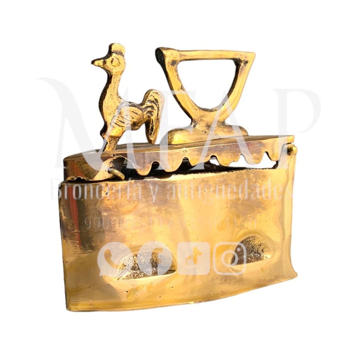 MFAP BRONCERIA Y ANTIGUEDADES - Plancha de bronce - grande