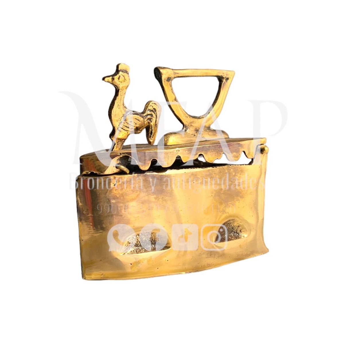 MFAP BRONCERIA Y ANTIGUEDADES - Plancha de bronce - grande