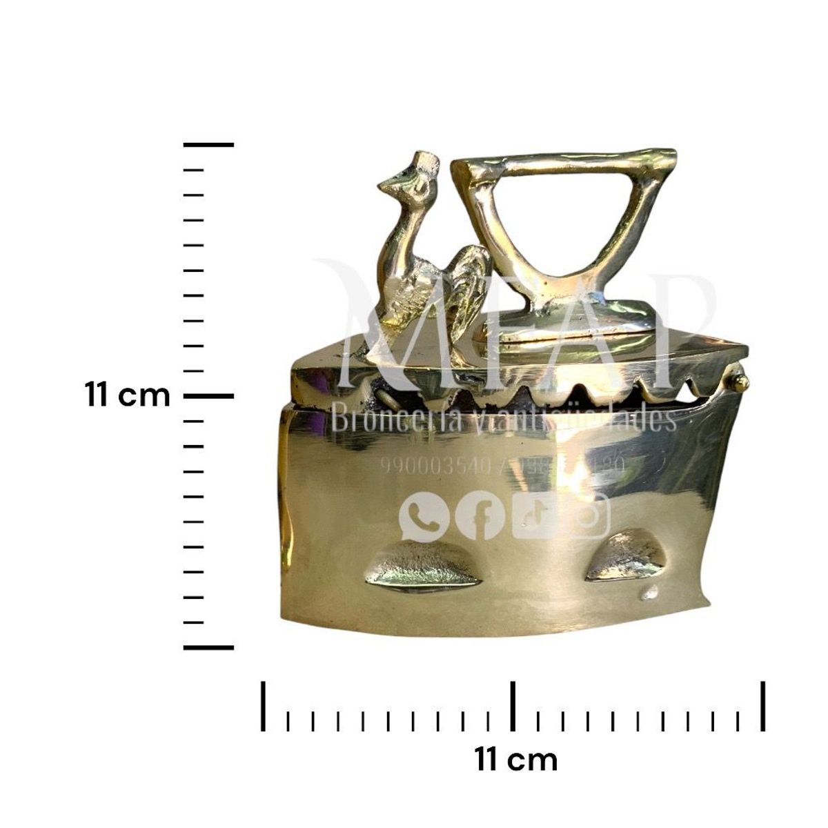 MFAP BRONCERIA Y ANTIGUEDADES - Plancha de bronce - grande