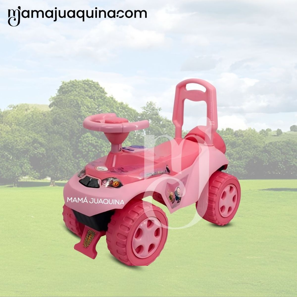 BEAUTIFUL - Correpasillo Montable Beautiful «BUGGY DINO» Pink