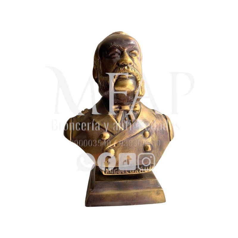 MFAP BRONCERIA Y ANTIGUEDADES - Busto de Miguel Grau - grande