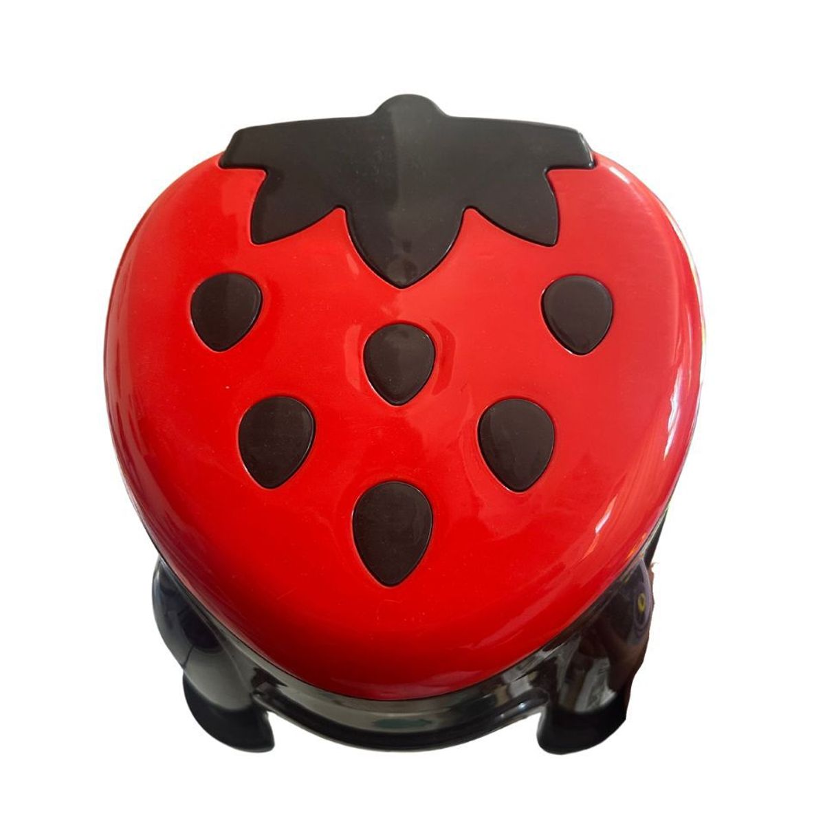 GENERICO - BANCO PARA NIÑOS DISEÑO DE FRESA COLOR NEGRO