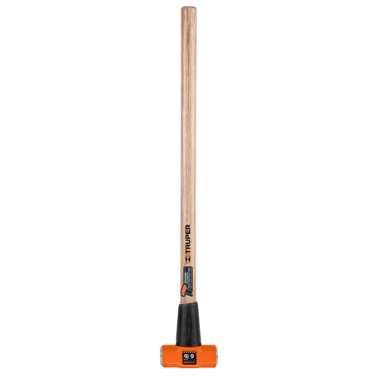 TRUPER - Comba  6 lb octagonal, mango de madera 36", Truper
