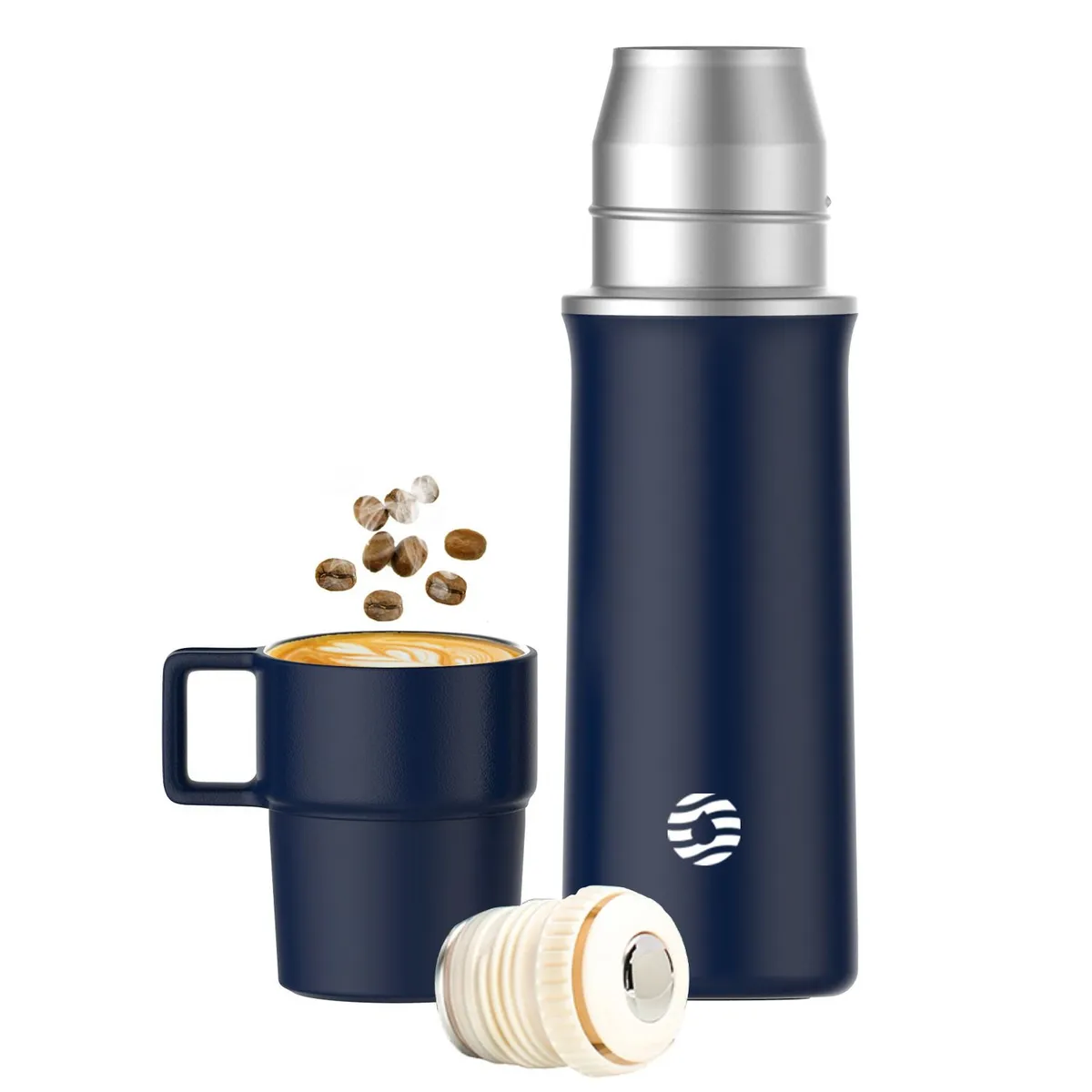 FJBOTTLE - FJBottle - Termo con aislamiento y tapa libre de BPA en forma de taza 600ml