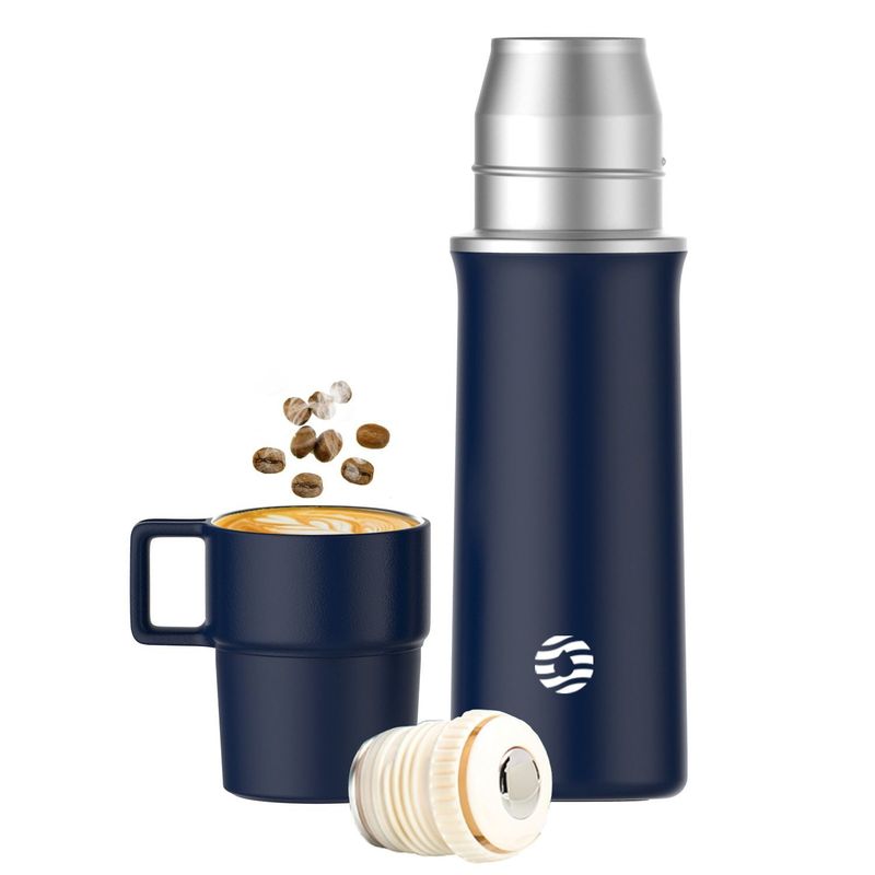 FJBOTTLE - FJBottle - Termo con aislamiento y tapa libre de BPA en forma de taza 600ml