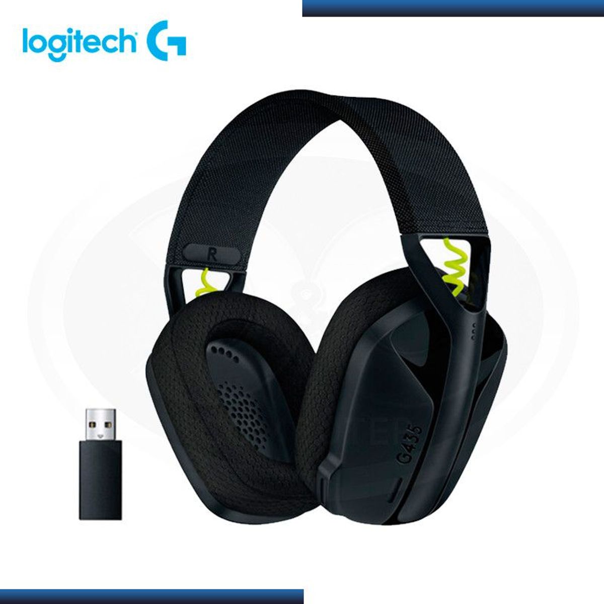 LOGITECH - AUDIFONO CMICROF LOGITECH G435 BT  LIGHTSPEED BLACK