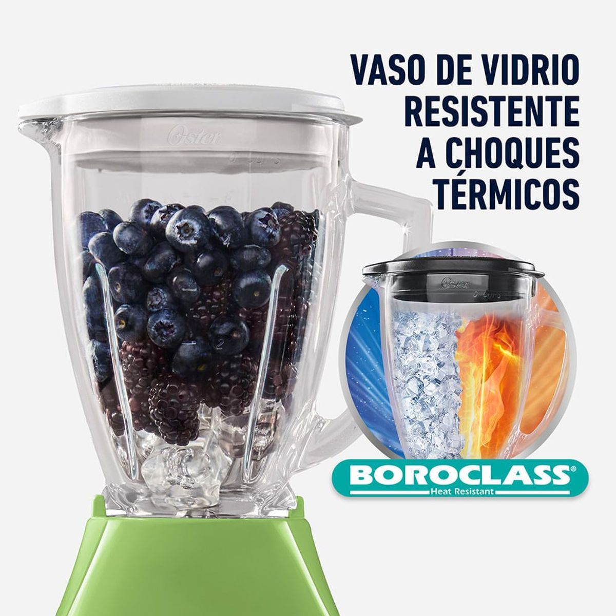 OSTER - Licuadora Oster de 2 Velocidades con Pulsador Kiwi