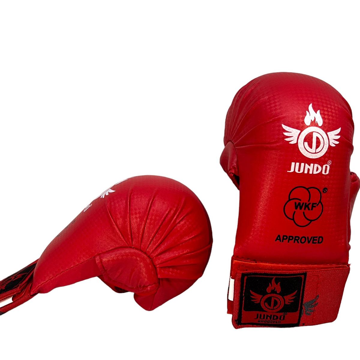 GENERICO - Guantes de Karate WKF Jundo - Rojo Talla S