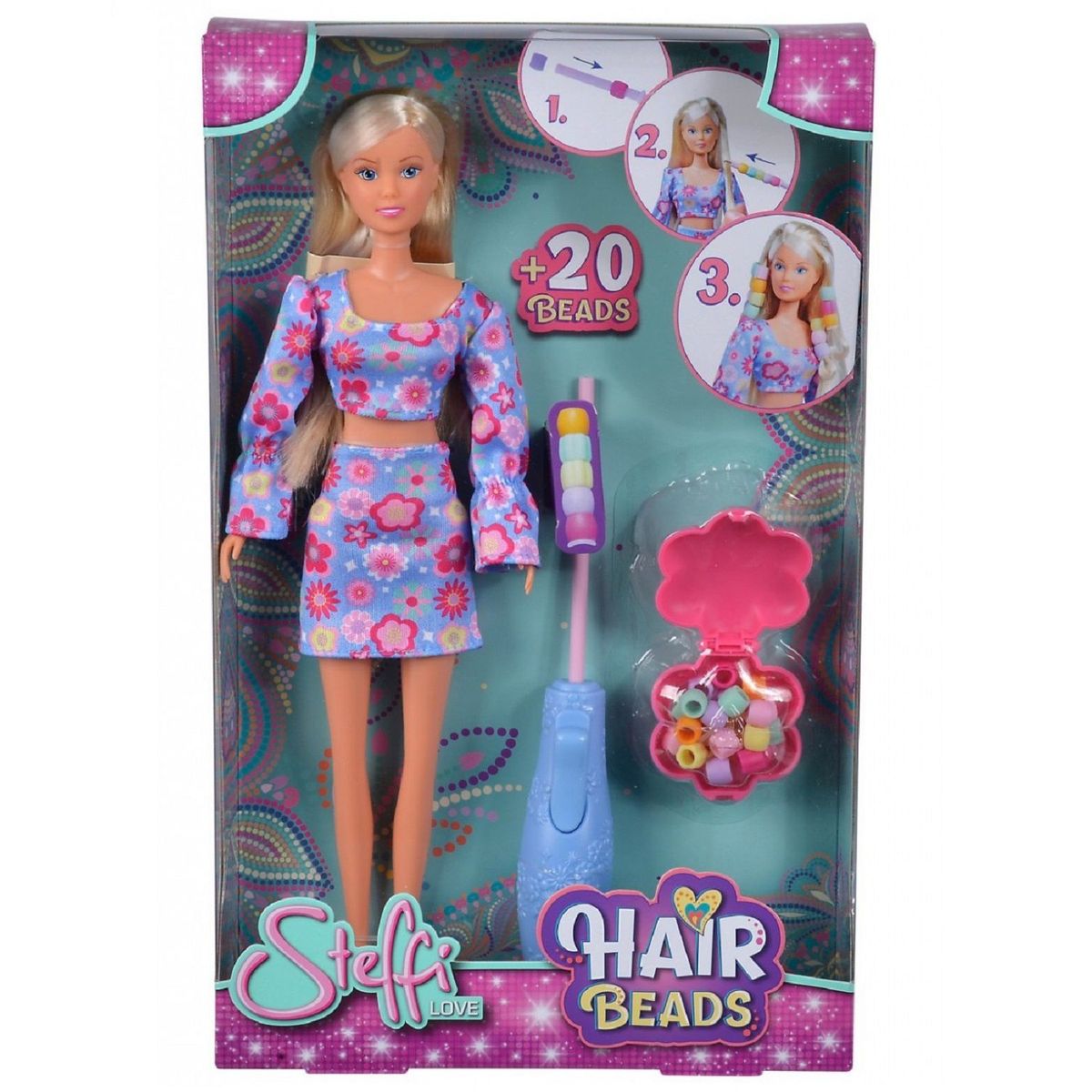 STEFFI LOVE - Juguete Muñeca Steffi Love Peinado De Perlas + Accesorios