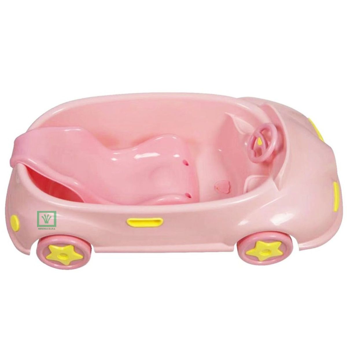 GENERICO - Bañera Tina de Baño Carrito Rosado