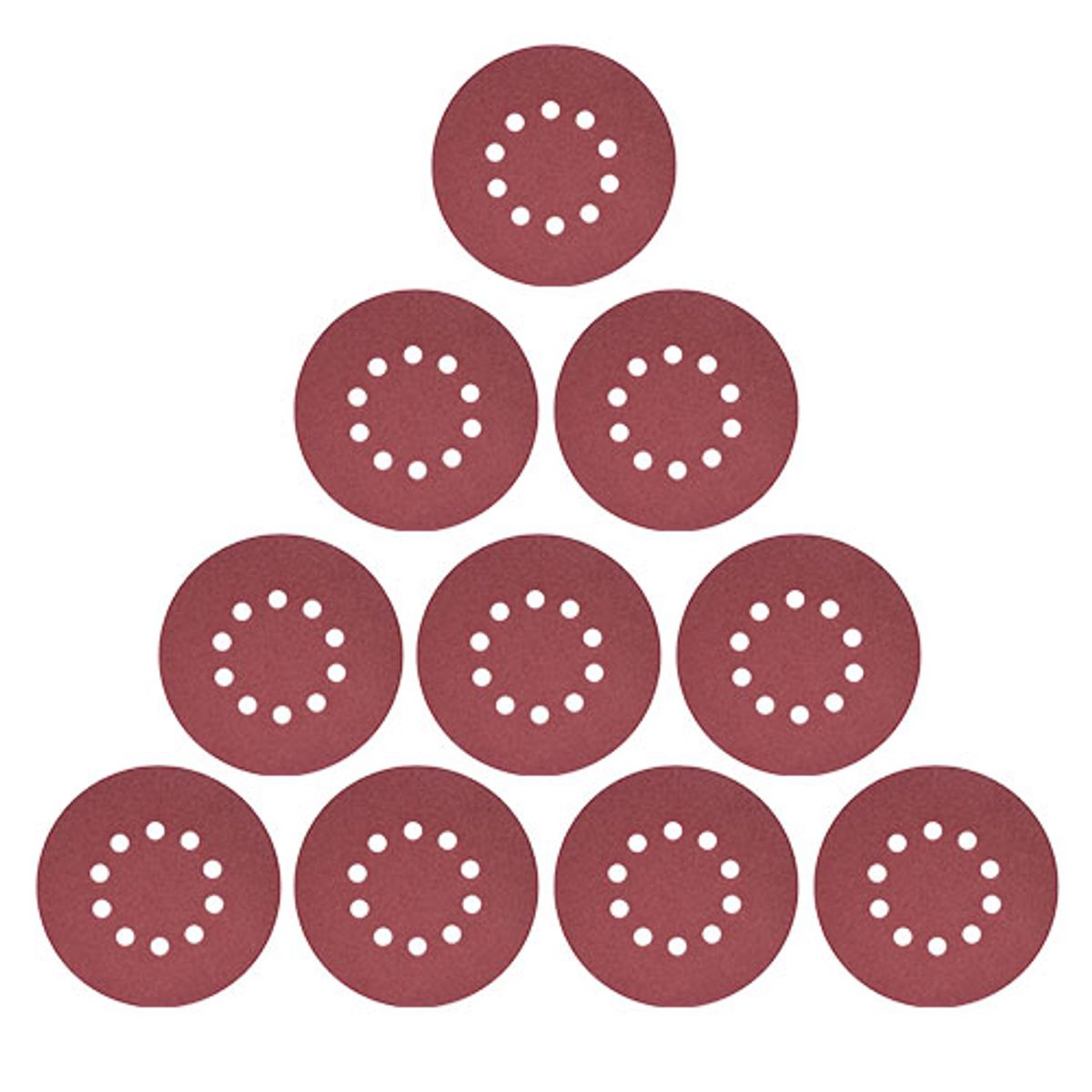 XCORT - Pack de Discos de Lijas Velcro para Drywall Xaap225080 9" Grano 80