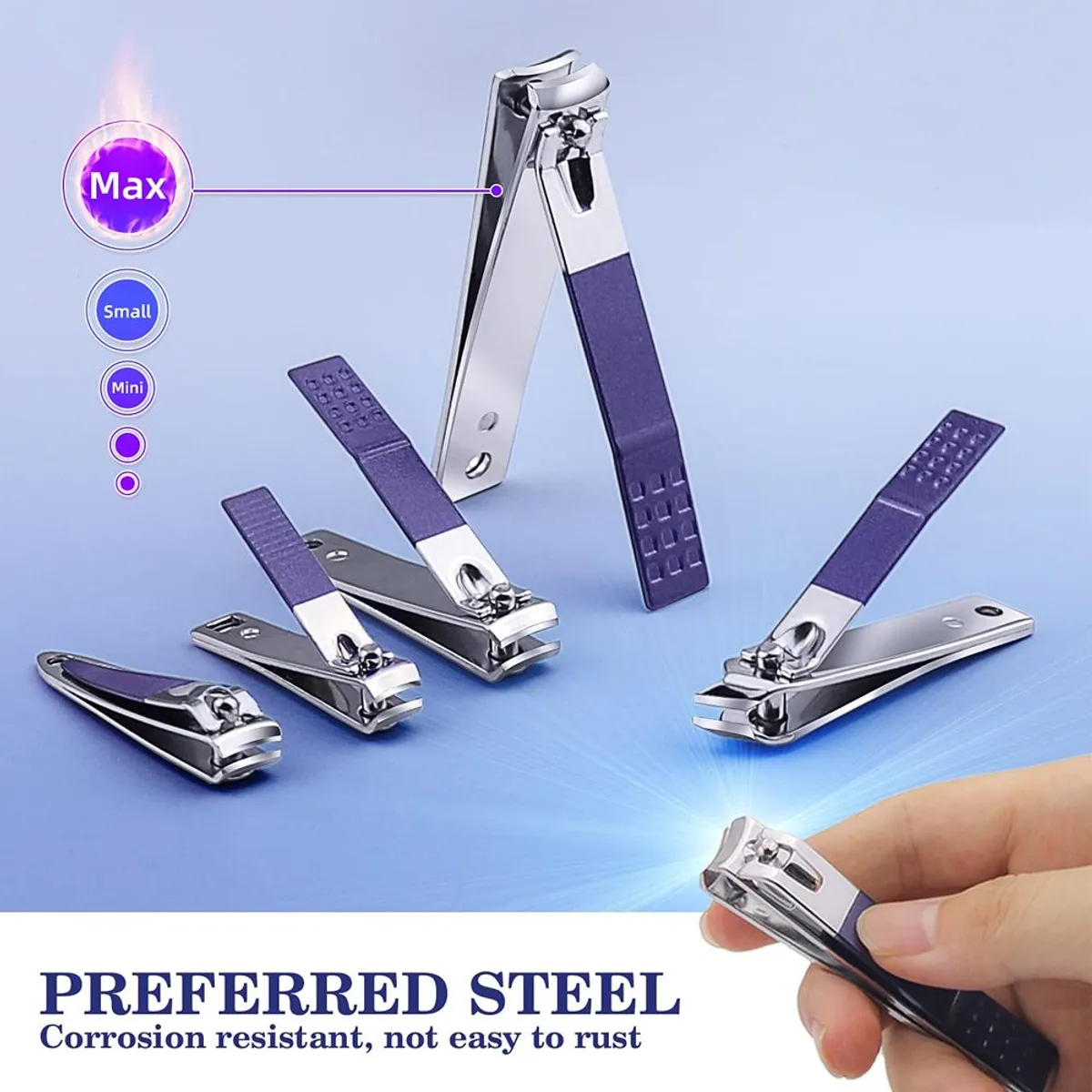 GENERICO - Set Manicura Pedicura Acero Inoxidable 30 Piezas Cortauñas