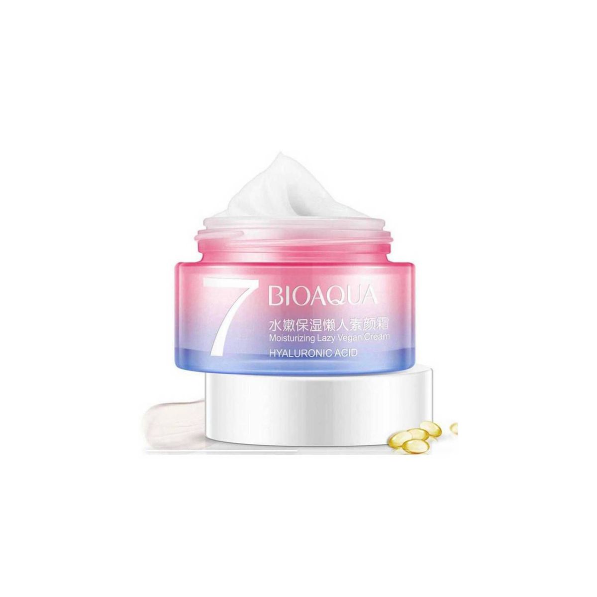 BIOAQUA - PACK 3 CREMA HIDRATANTE V7 VEGANA ACIDO HIALURONICO BIOAQUA_.