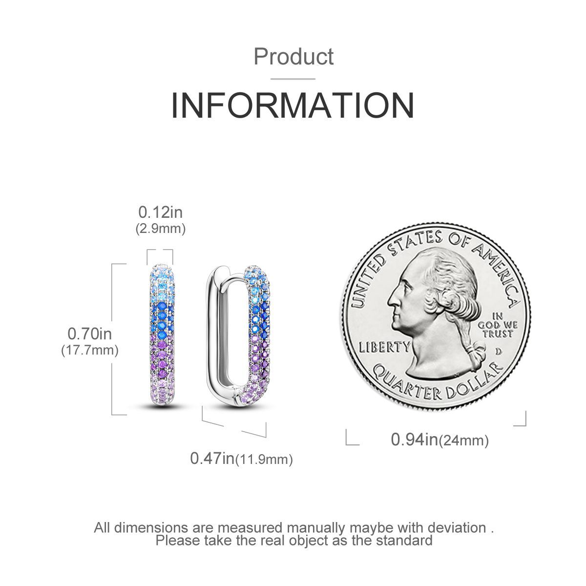 GENERICO - Aretes de Mujer de Plata 925 Modelo Hathor