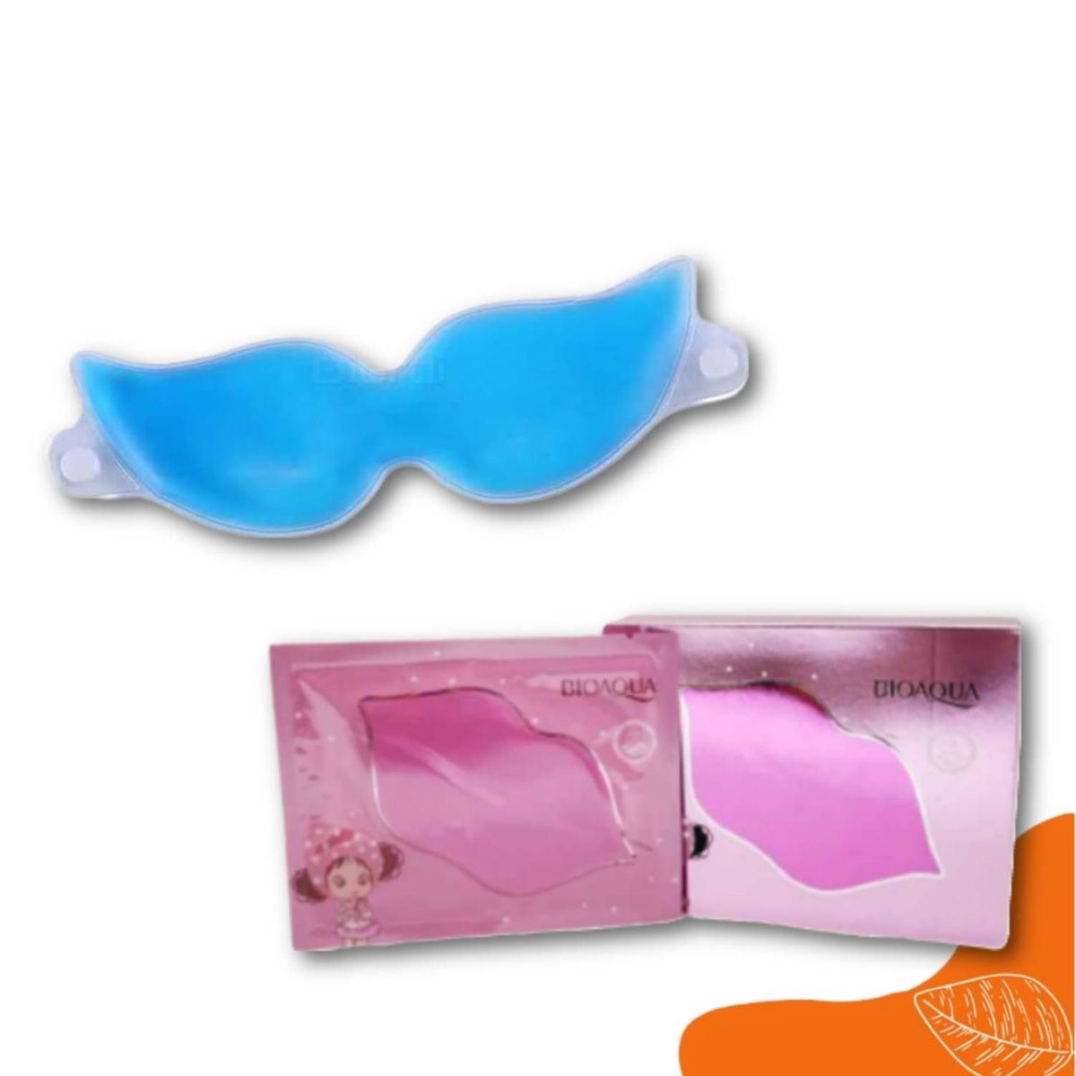 GENERICO - PACK LENTES DE GEL PARA OJOS Y 10 PARCHE HIDRATANTE DE LABIOS