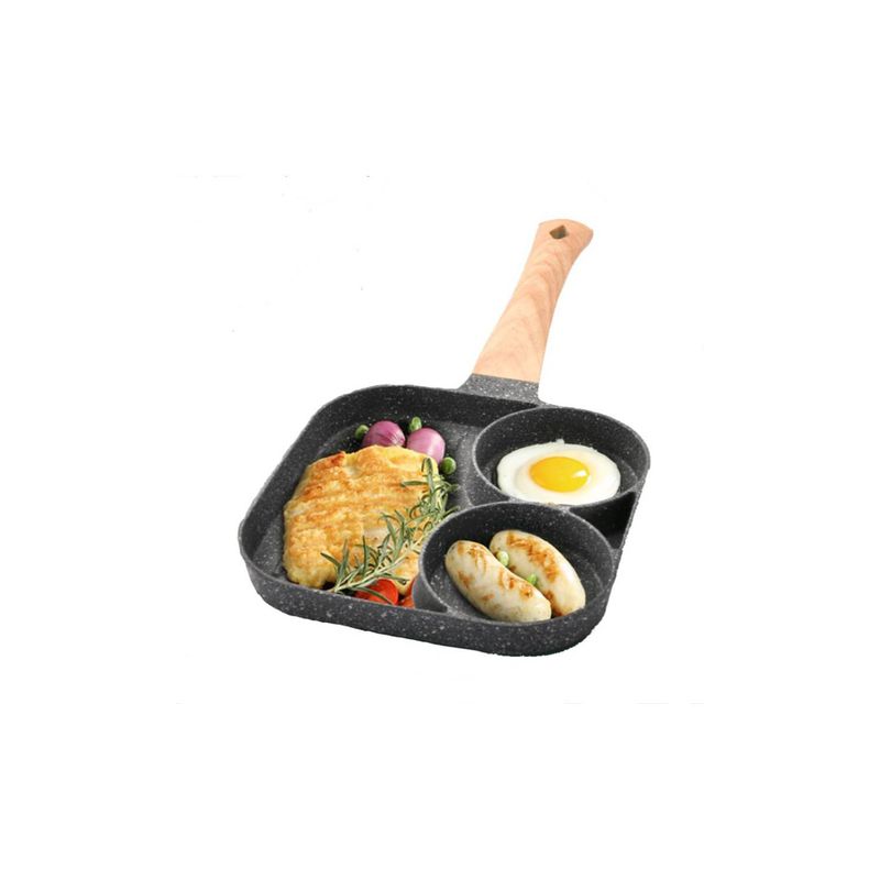 GENERICO - Sarten de Teflón Eco Friendly Antiadherente 2 Divisiones