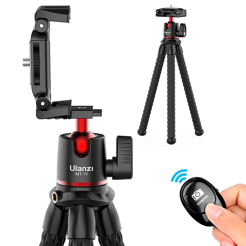 ULANZI - Trípode Multifuncional Octopus Ulanzi Mt-11  Disparador Bluetooth