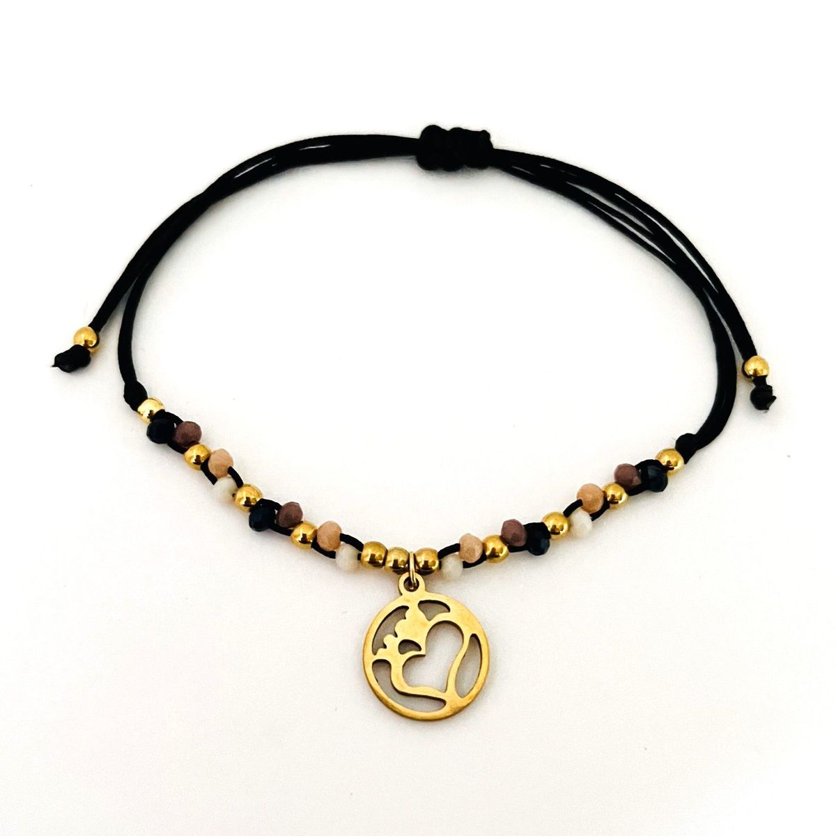 GENERICO - Pulsera Regulable Muranos y Acero - Marion