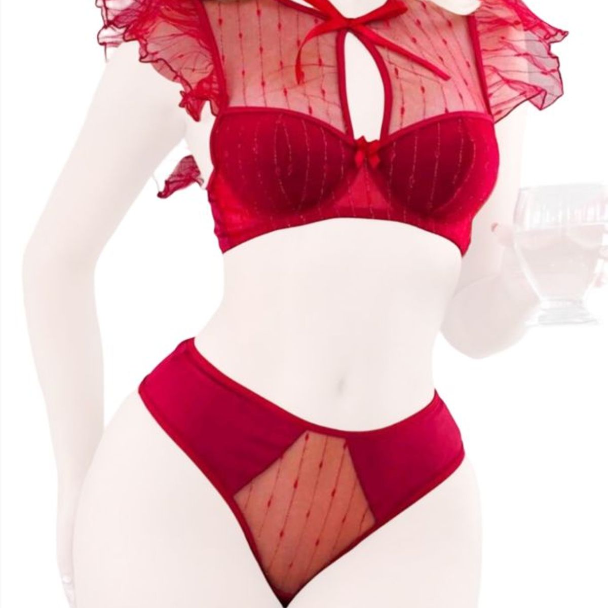 GENERICO - LENCERIA DE ENCAJE BRASIER TRUSA