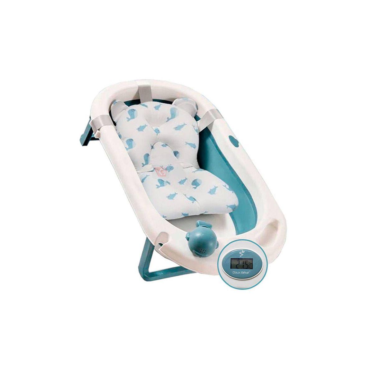 DOUX BEBE - Tina de baño Plegable para bebe blue