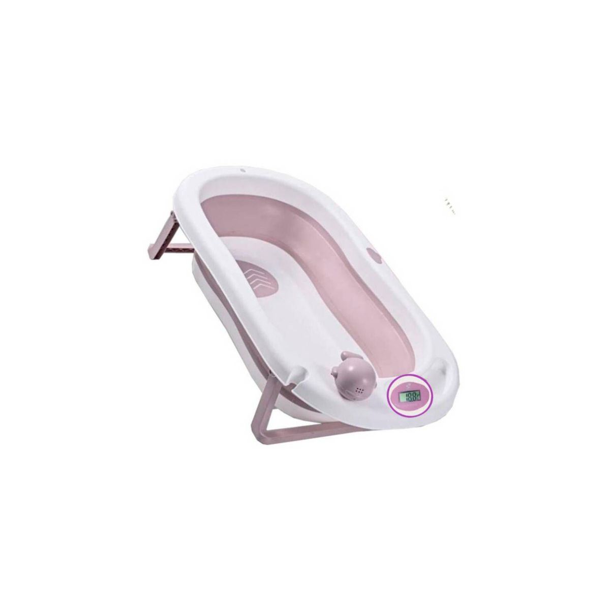 DOUX BEBE - Tina de baño para bebe plegable PINK