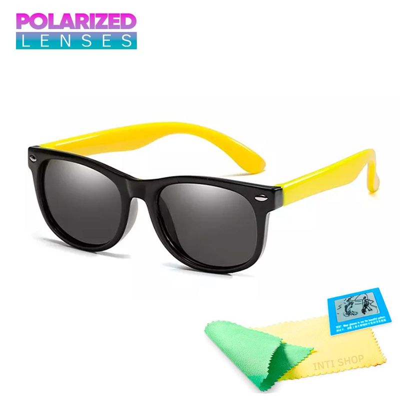 GENERICO - Lentes de Sol Para Niños Polarizados Flex uv400 - Amarillo N