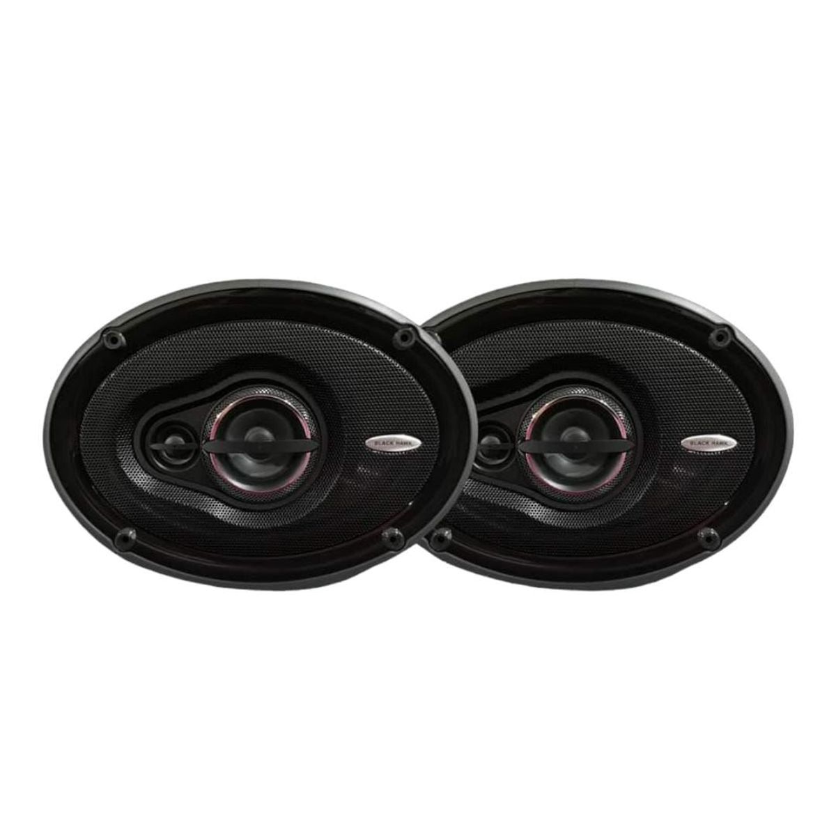 BLACK HAWK - Parlante Ovalado Triaxial  600 Watts Black Haw