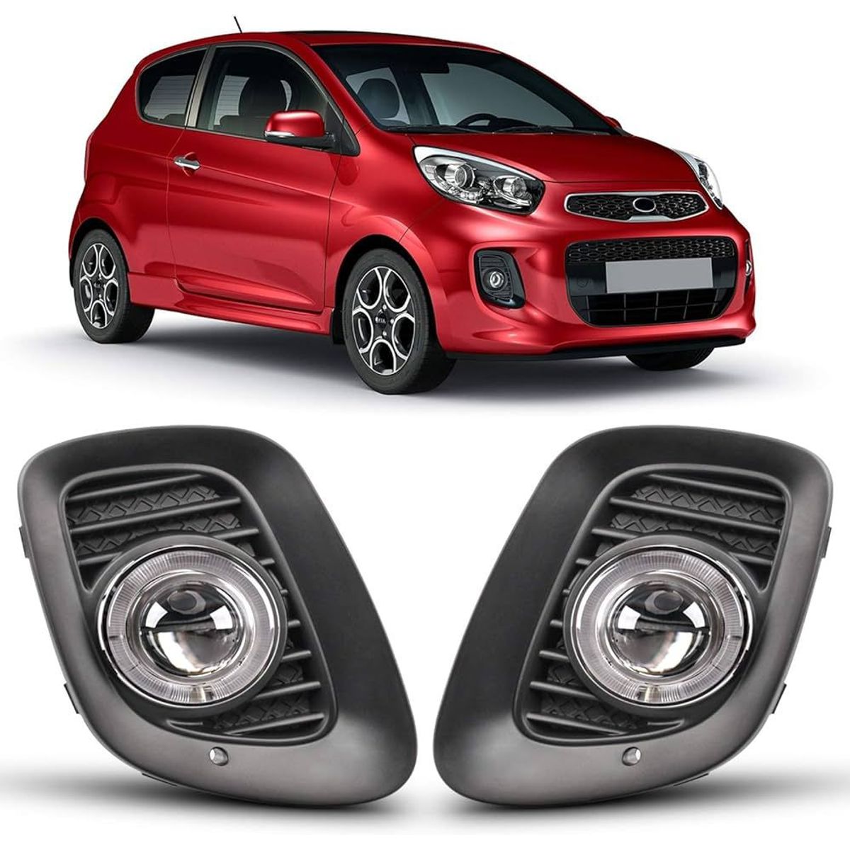 GENERICO - FAROS NEBLINEROS KIA PICANTO 2015 2016 2017