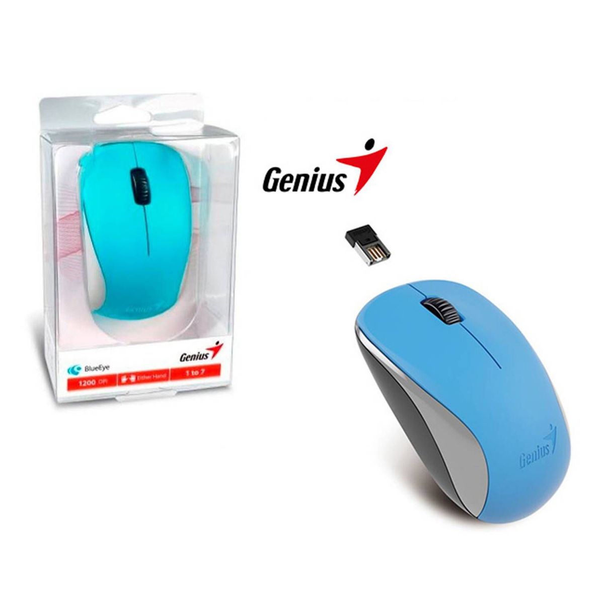 GENIUS - MOUSE GENIUS NX-7000 WIRELESS BLUEEYE BLUE