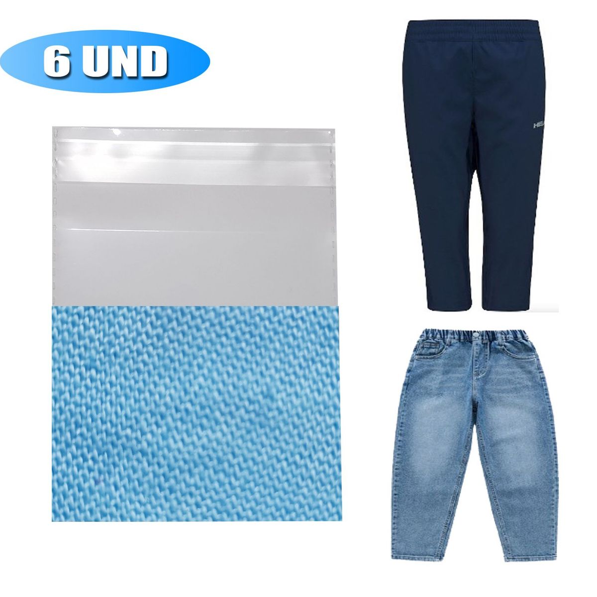 GENERICO - Tinte Para Teñir Ropa tela De Color CELESTE 6 UND