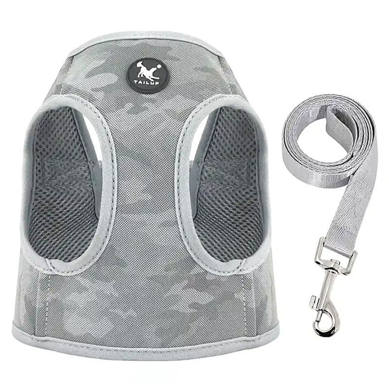 CAT OH - Pechera para Mascotas reflectivo gris L