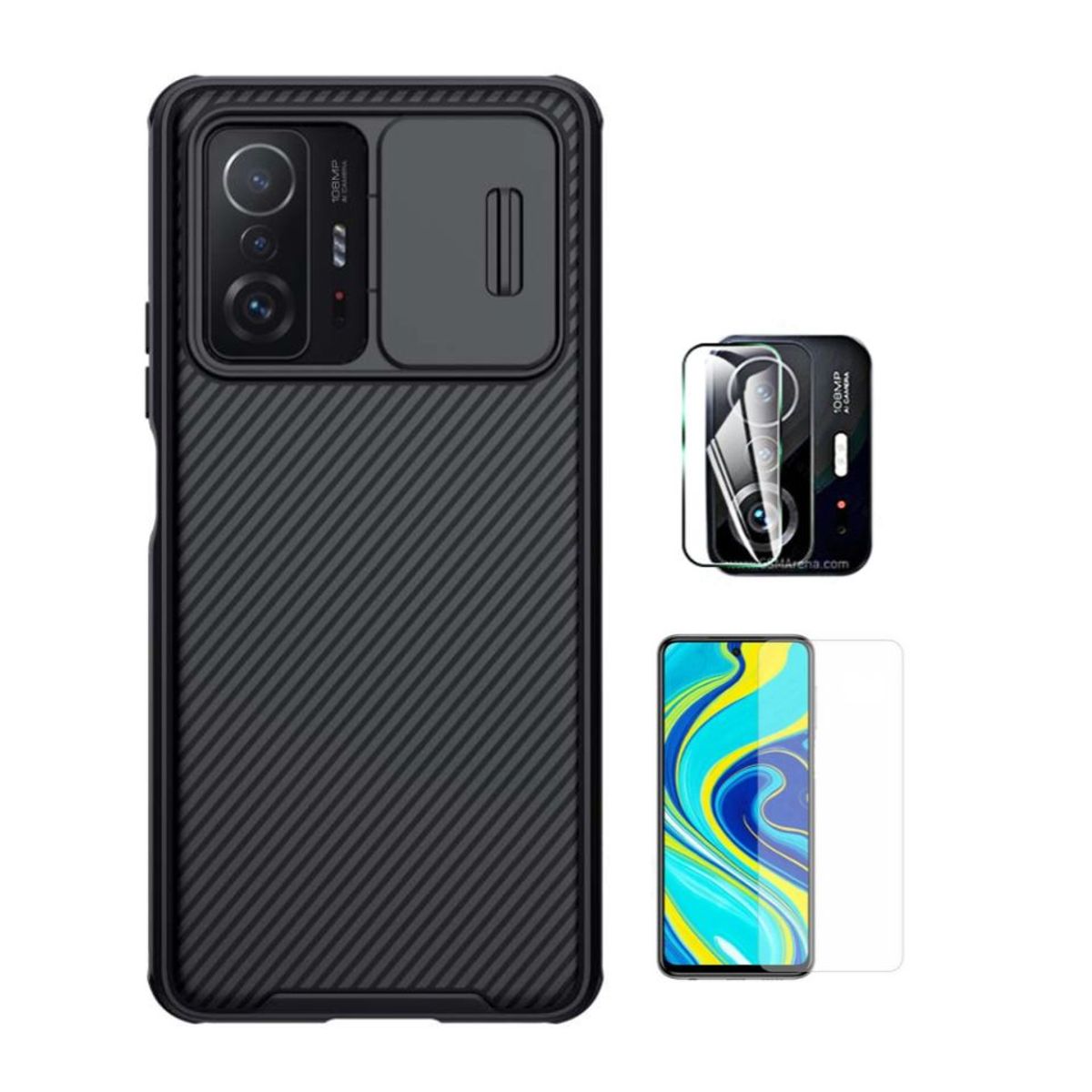 NILLKIN - CASE NILLKIN XIAOMI MI 11T CON VIDRIOS