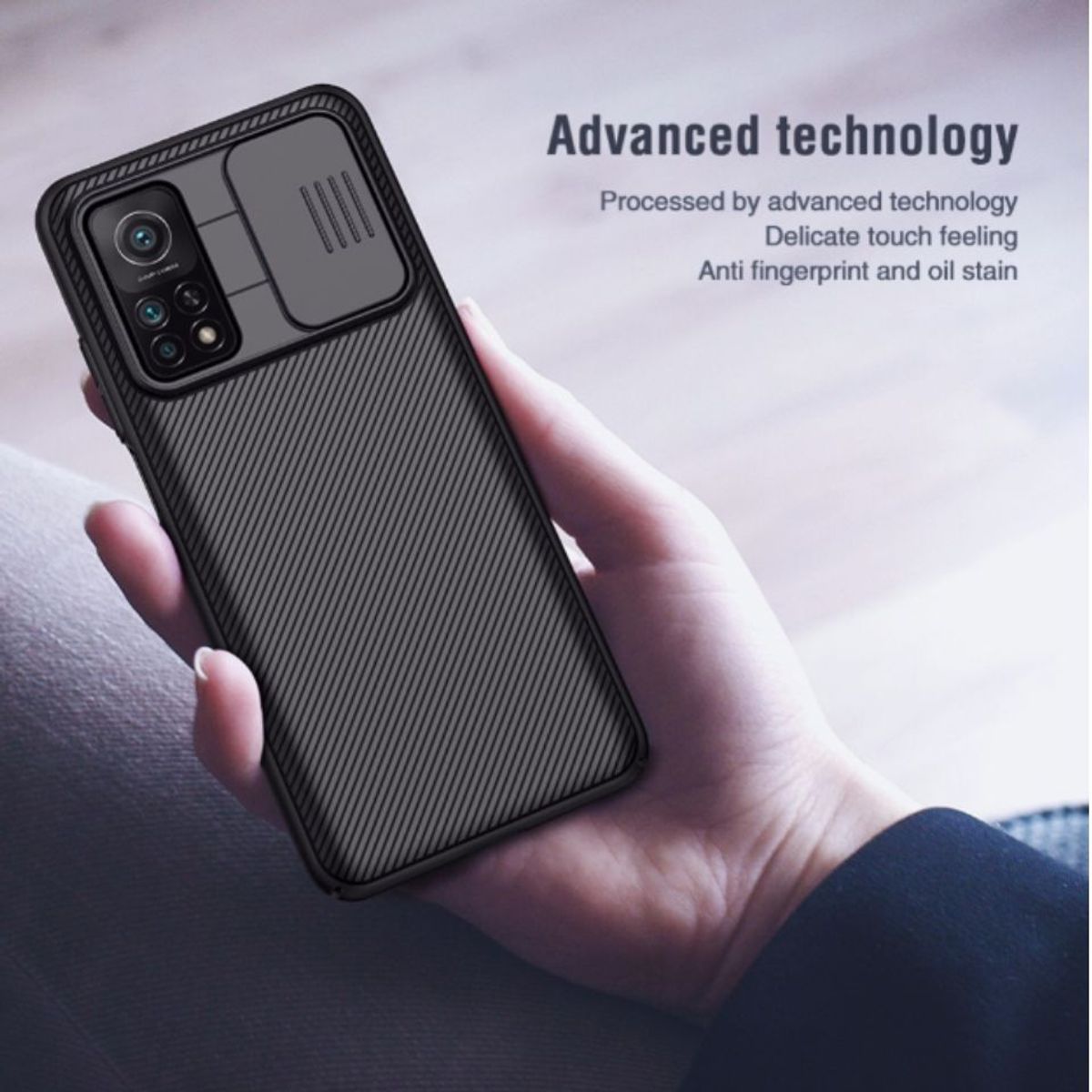 NILLKIN - CASE NILLKIN CAMSHIELD XIAOMI MI 10T Y MI 10T PRO CON VIDRIOS