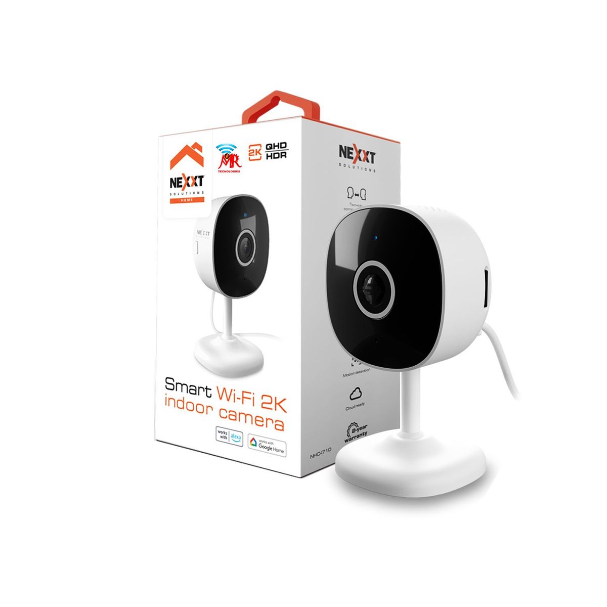 NEXXT SOLUTIONS - CAMARA SMART WI-FI 2K PARA INTERIORES  NEXXT NHC-I710