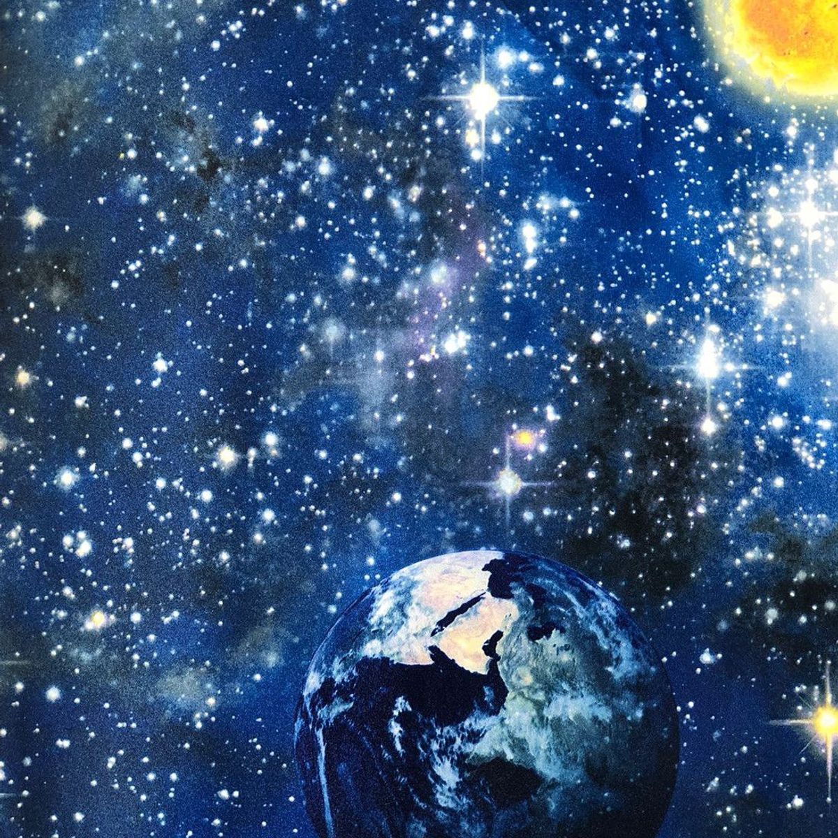 GENERICO - PAPEL TAPIZ ESPACIO 0.53 X 10 M PARA PARED