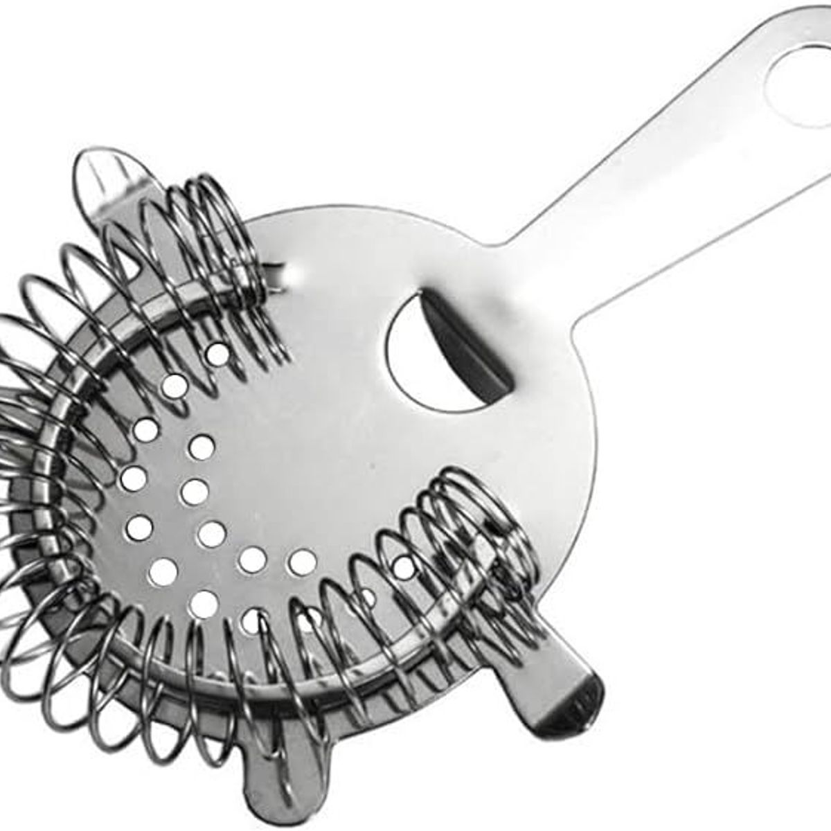 GENERICO - COLADOR GUSANILLO 4 PUNTAS ACERO INOXIDABLE