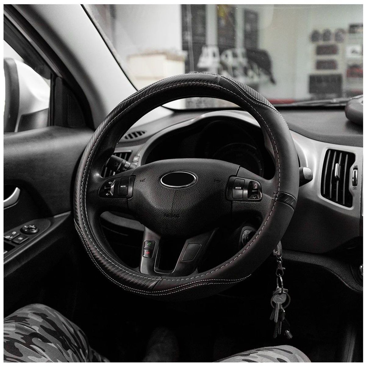 GENERICO - Forro Para Timon De Auto O Camioneta Universal