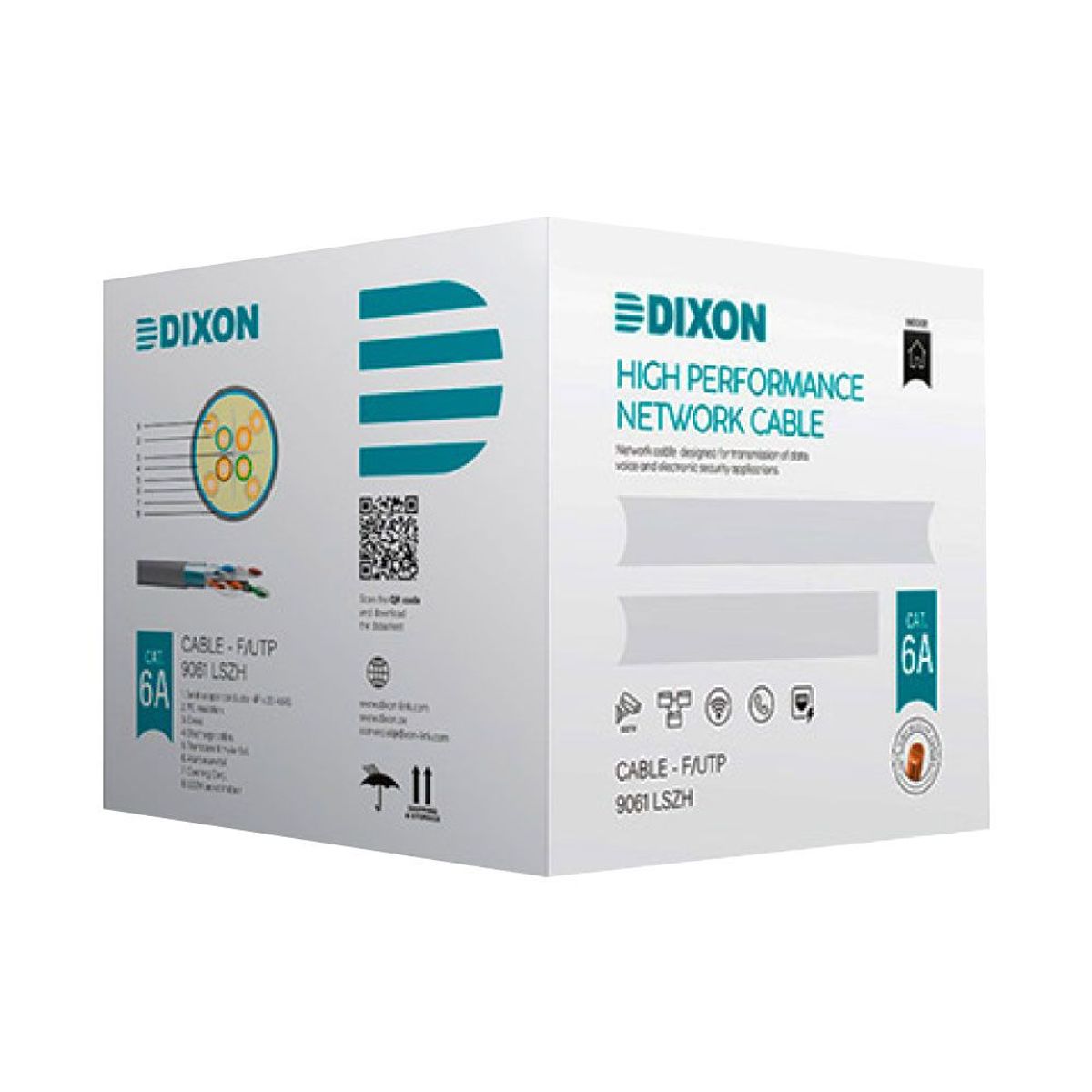 DIXON - CABLE DE RED DIXON 9061 CAT6A 305MTS