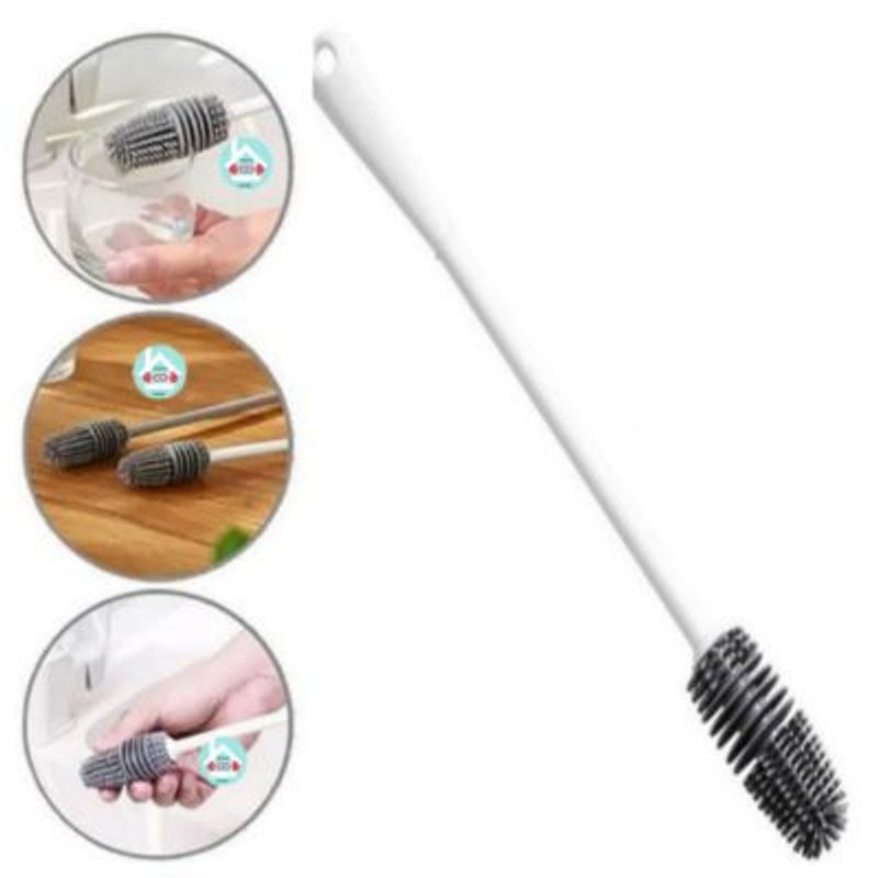 GENERICO - Cepillo Limpia Vaso de Silicona